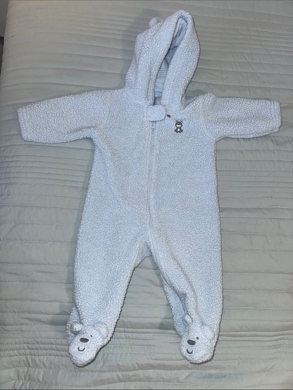 Blue Tiny Bear Bunting